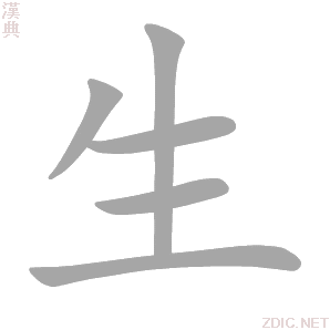 生 shēng - 汉典